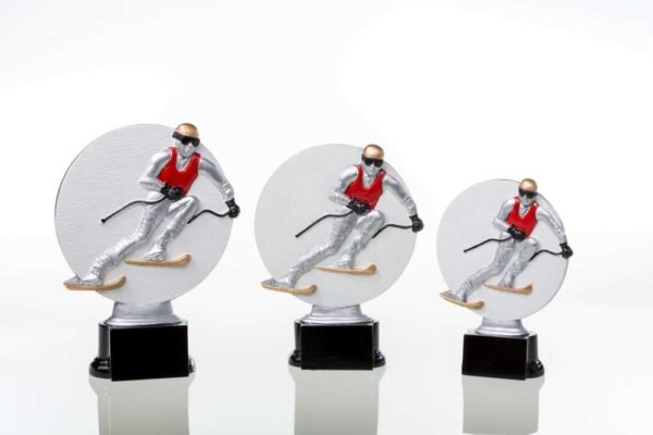 Resinfigur Skifahren
