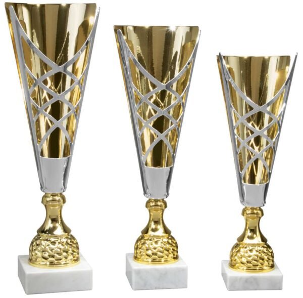 Pokal Emilia silber-gold
