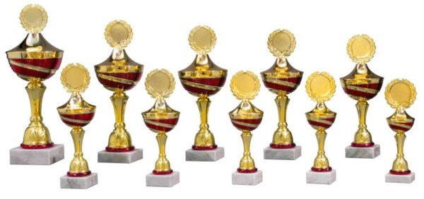 Pokal gold-rot Annelie