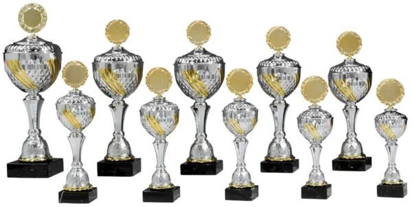 Pokal silber-gold Blanca