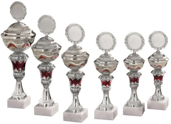 Pokal silber-rot Laura