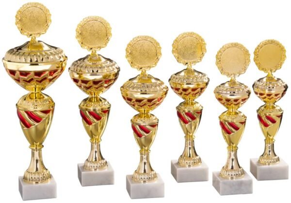 Pokal gold-rot Brigitta