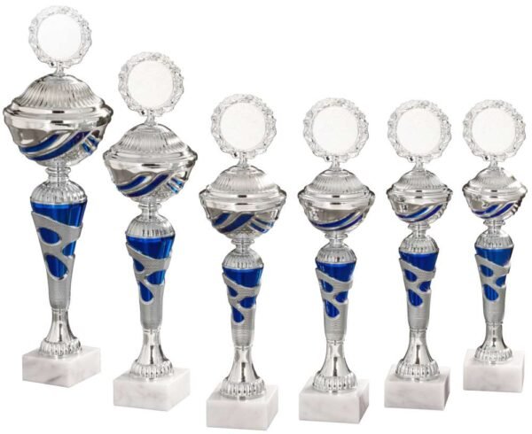 Pokal silber-blau Emely