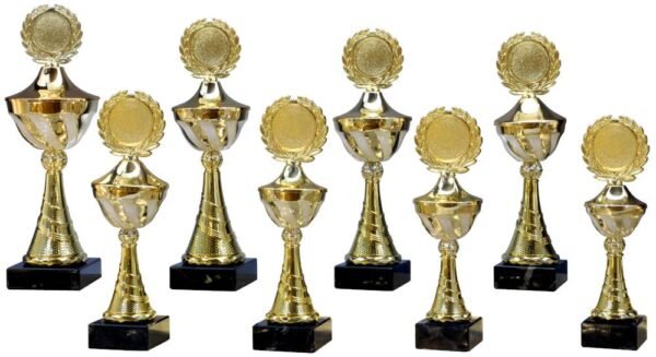 Pokal gold-weiß Lexa