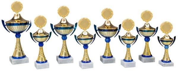 Pokal gold-blau Tatjana