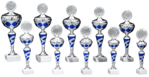 Pokal silber-blau Lara