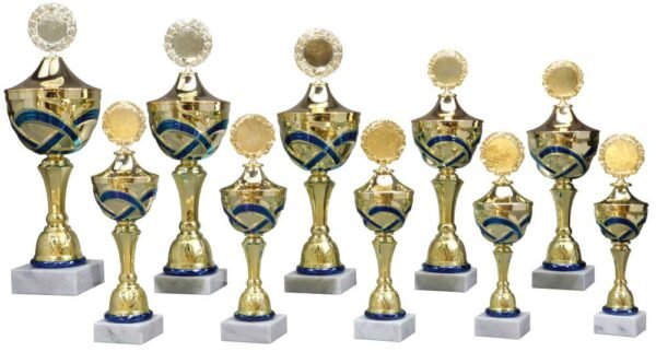 Pokal gold-blau Varia