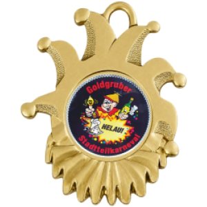 Karnevalsorden 547 inkl. Emblem & Kordel / Band – gold