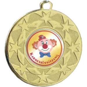 Karnevalsmedaille 578 inkl. Emblem – gold