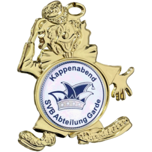 Karnevalsorden 589 inkl. Emblem & Kordel / Band – gold