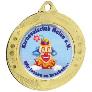 Karnevalsmedaille 593 inkl. Emblem – gold