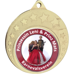 Karnevalsmedaille 818 inkl. Emblem – gold