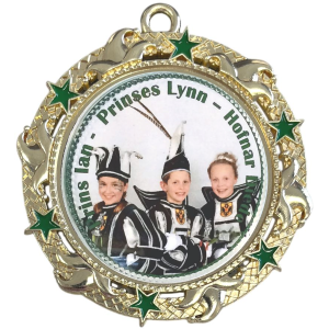 Karnevalsorden 876 inkl. Emblem & Kordel / Band – gold